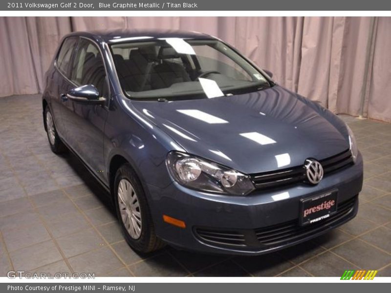Blue Graphite Metallic / Titan Black 2011 Volkswagen Golf 2 Door