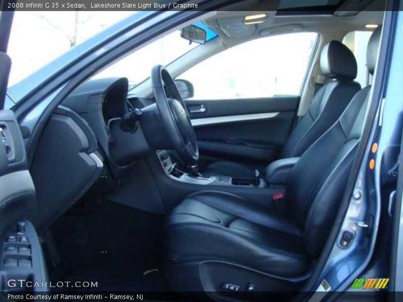 Lakeshore Slate Light Blue / Graphite 2008 Infiniti G 35 x Sedan