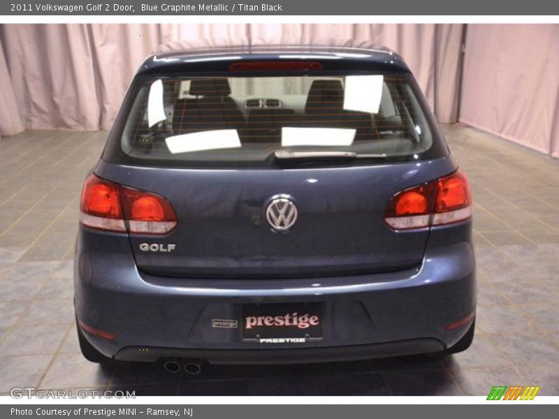 Blue Graphite Metallic / Titan Black 2011 Volkswagen Golf 2 Door