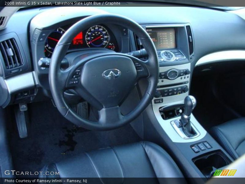 Lakeshore Slate Light Blue / Graphite 2008 Infiniti G 35 x Sedan