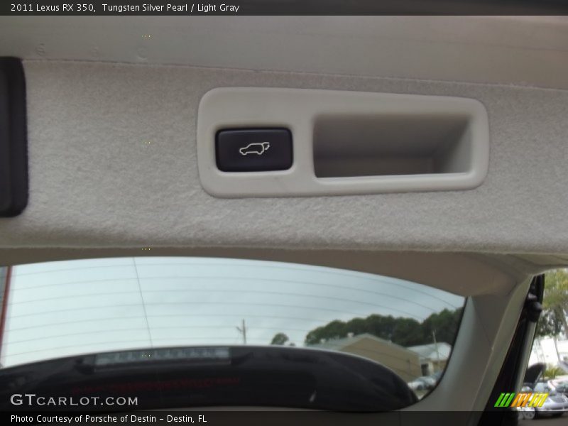 Tungsten Silver Pearl / Light Gray 2011 Lexus RX 350