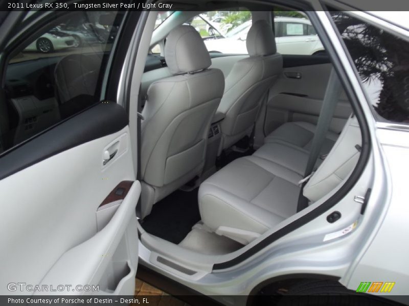 Tungsten Silver Pearl / Light Gray 2011 Lexus RX 350