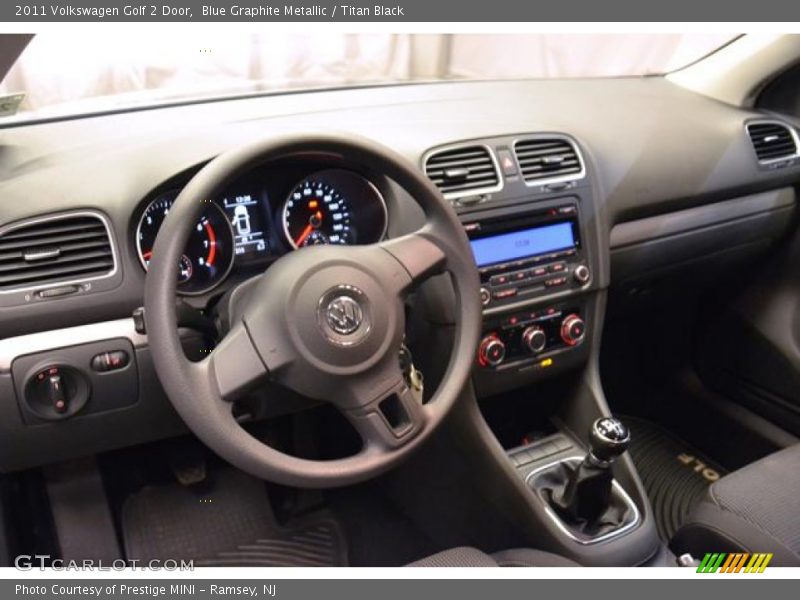 Blue Graphite Metallic / Titan Black 2011 Volkswagen Golf 2 Door