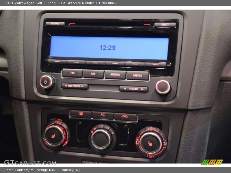 Blue Graphite Metallic / Titan Black 2011 Volkswagen Golf 2 Door