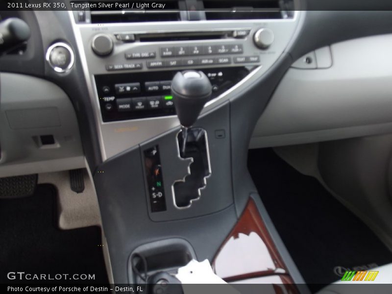 Tungsten Silver Pearl / Light Gray 2011 Lexus RX 350