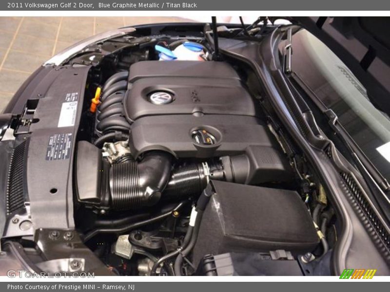 Blue Graphite Metallic / Titan Black 2011 Volkswagen Golf 2 Door