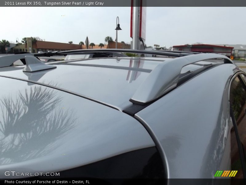 Tungsten Silver Pearl / Light Gray 2011 Lexus RX 350