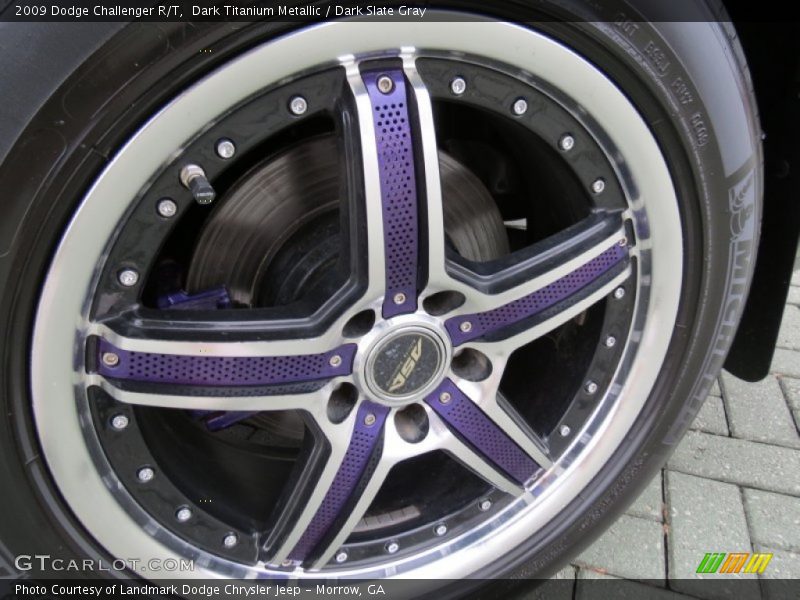 Dark Titanium Metallic / Dark Slate Gray 2009 Dodge Challenger R/T