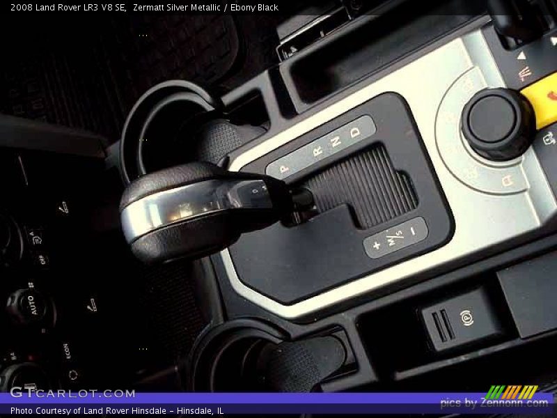 Zermatt Silver Metallic / Ebony Black 2008 Land Rover LR3 V8 SE