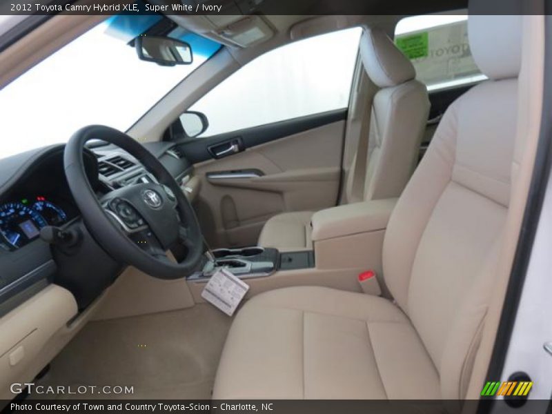 Super White / Ivory 2012 Toyota Camry Hybrid XLE