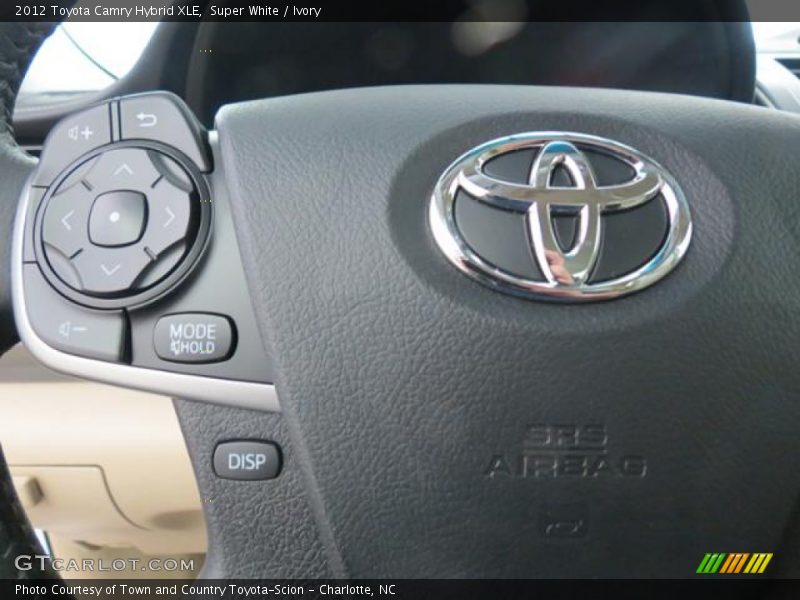 Super White / Ivory 2012 Toyota Camry Hybrid XLE