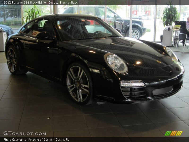 Black / Black 2012 Porsche 911 Black Edition Coupe