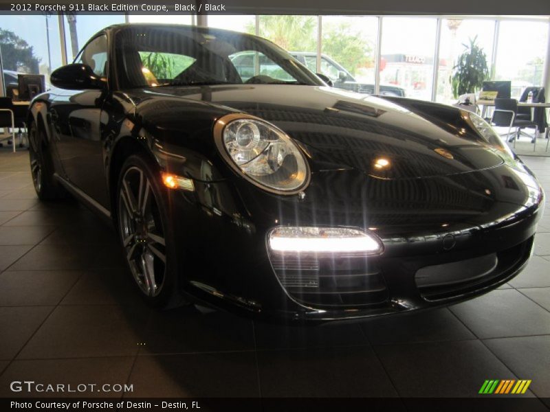 Black / Black 2012 Porsche 911 Black Edition Coupe