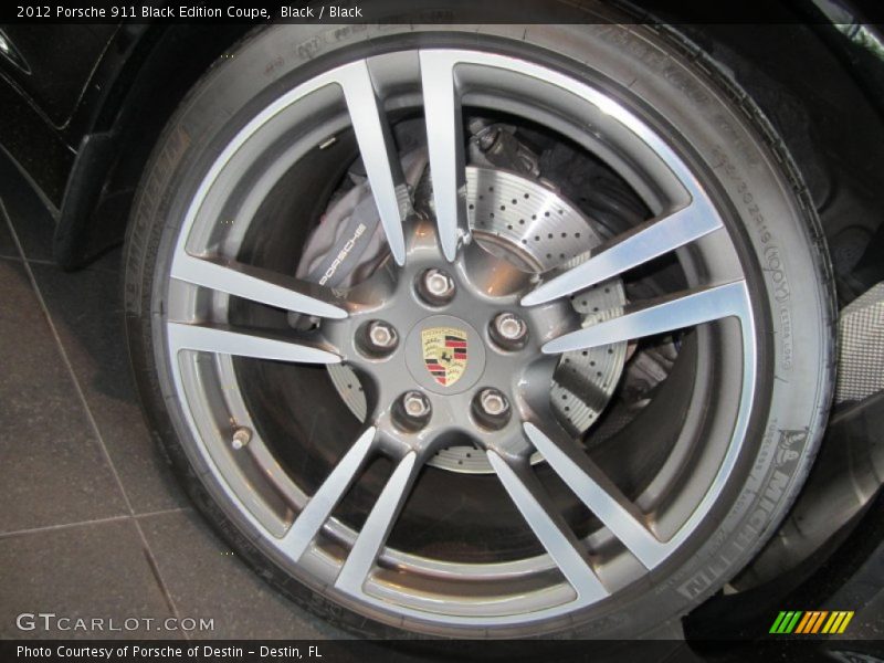  2012 911 Black Edition Coupe Wheel