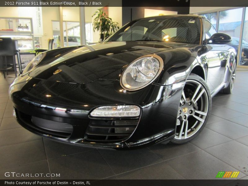 Black / Black 2012 Porsche 911 Black Edition Coupe