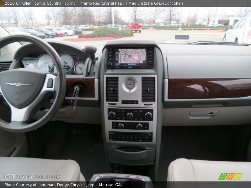 Inferno Red Crystal Pearl / Medium Slate Gray/Light Shale 2010 Chrysler Town & Country Touring