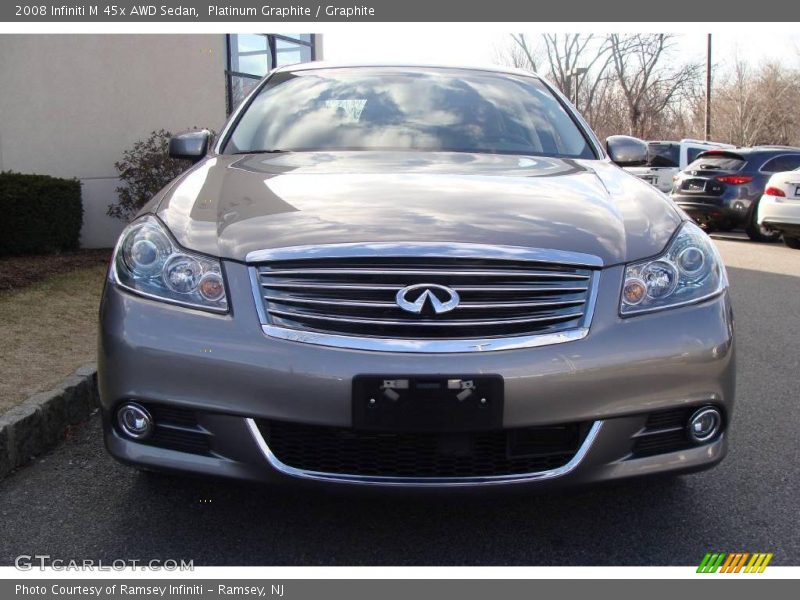 Platinum Graphite / Graphite 2008 Infiniti M 45x AWD Sedan