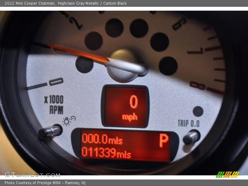Highclass Gray Metallic / Carbon Black 2012 Mini Cooper Clubman
