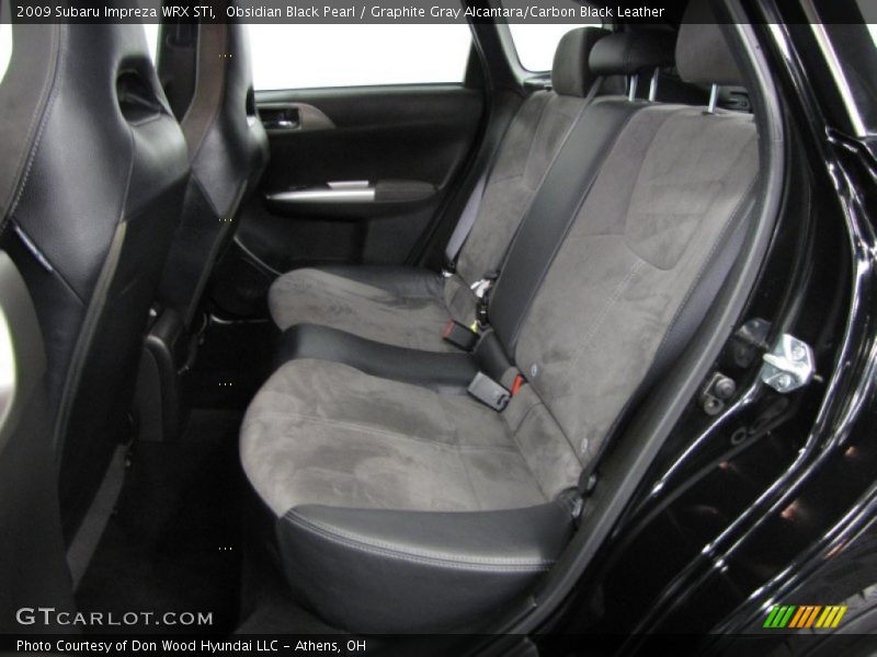 Rear Seat of 2009 Impreza WRX STi