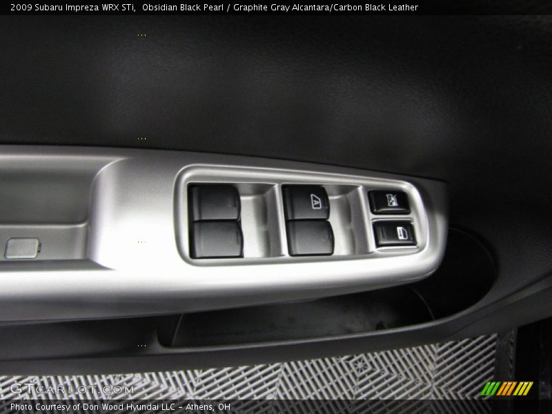 Obsidian Black Pearl / Graphite Gray Alcantara/Carbon Black Leather 2009 Subaru Impreza WRX STi