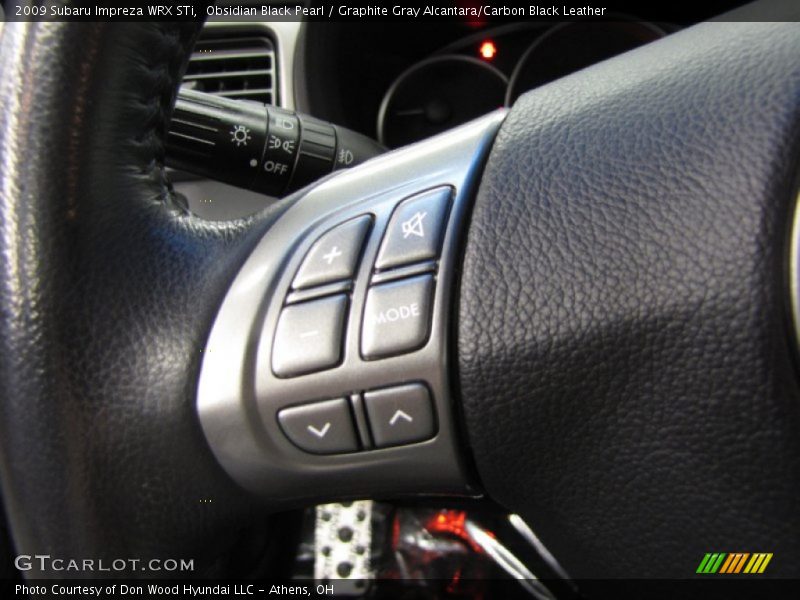 Controls of 2009 Impreza WRX STi