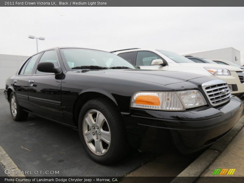 Black / Medium Light Stone 2011 Ford Crown Victoria LX