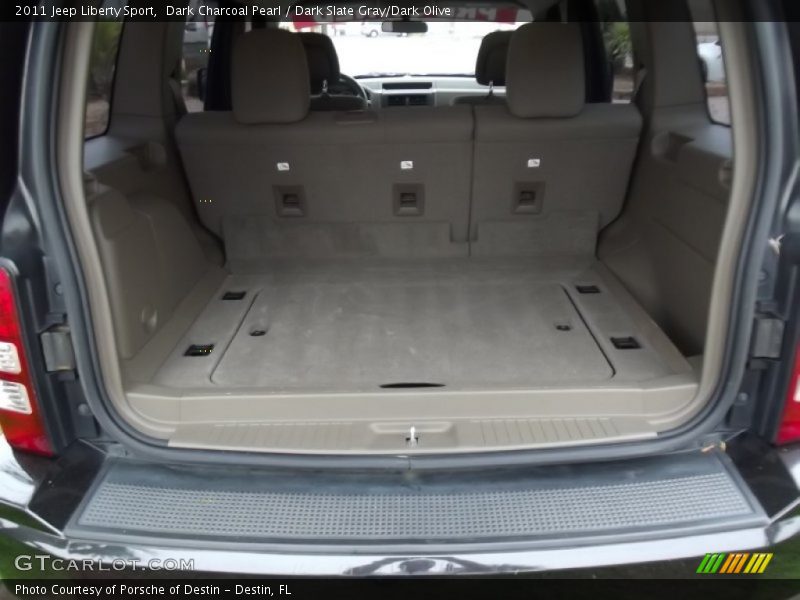 Dark Charcoal Pearl / Dark Slate Gray/Dark Olive 2011 Jeep Liberty Sport