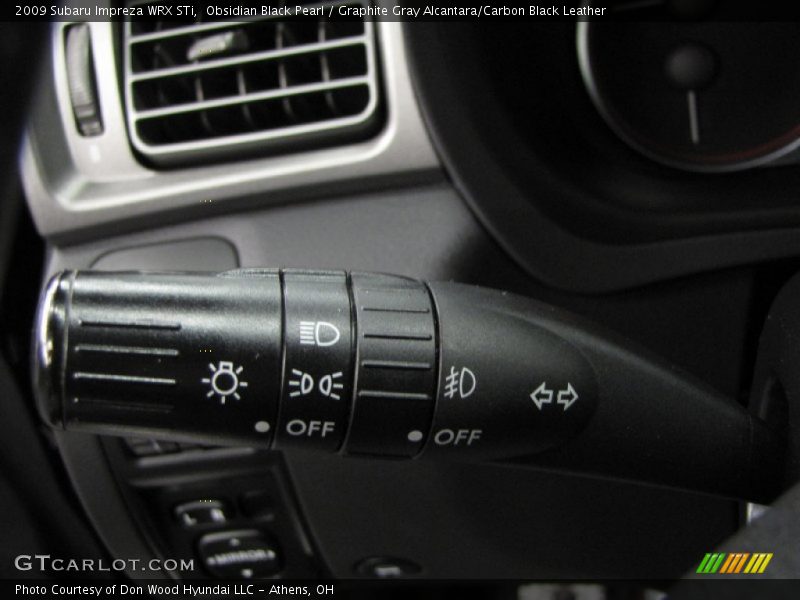 Controls of 2009 Impreza WRX STi