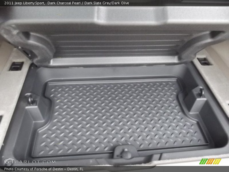 Dark Charcoal Pearl / Dark Slate Gray/Dark Olive 2011 Jeep Liberty Sport