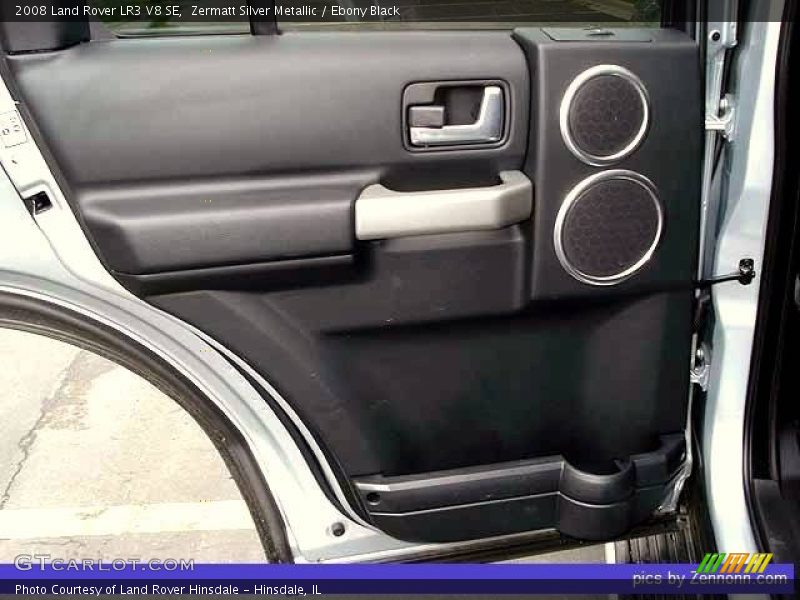 Zermatt Silver Metallic / Ebony Black 2008 Land Rover LR3 V8 SE