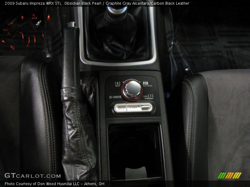 Obsidian Black Pearl / Graphite Gray Alcantara/Carbon Black Leather 2009 Subaru Impreza WRX STi