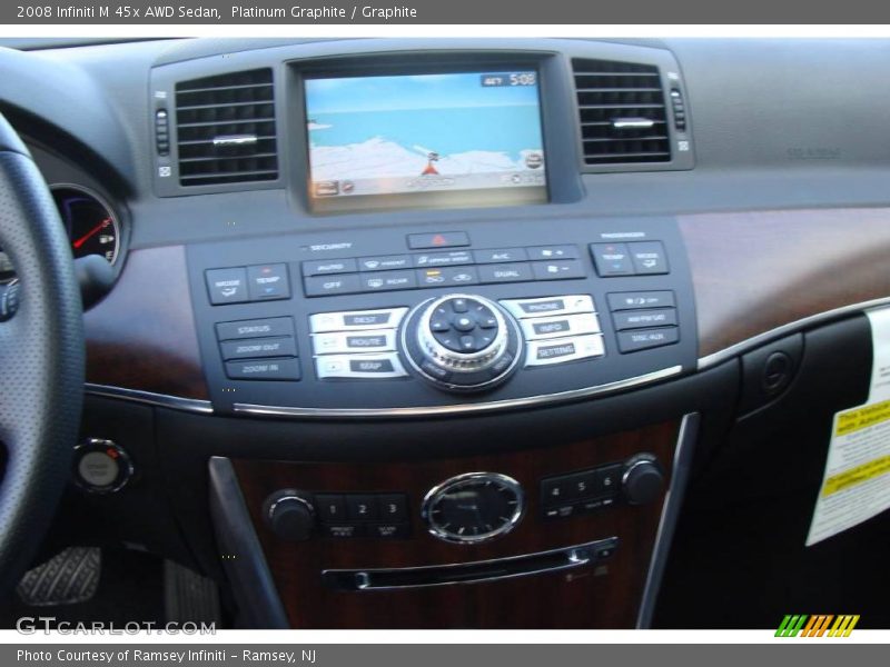 Platinum Graphite / Graphite 2008 Infiniti M 45x AWD Sedan