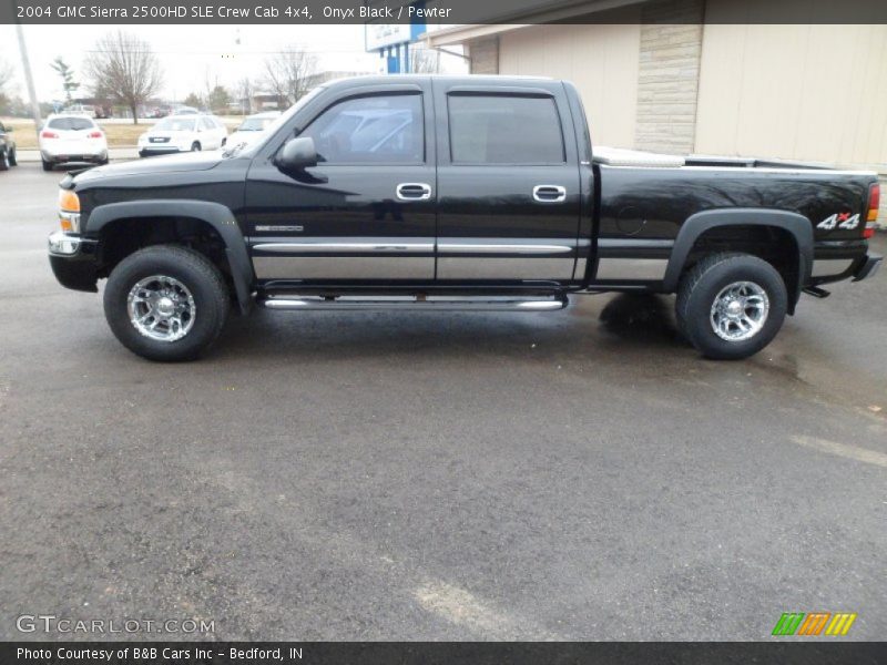 Onyx Black / Pewter 2004 GMC Sierra 2500HD SLE Crew Cab 4x4