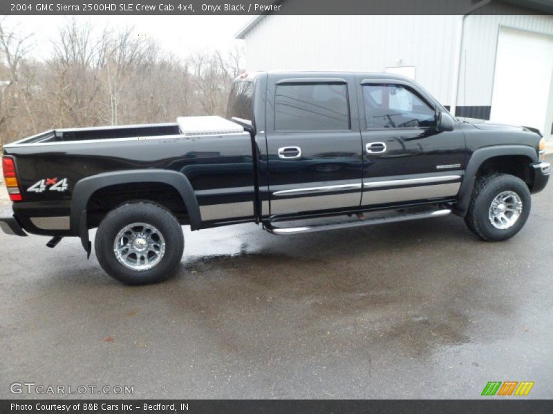 Onyx Black / Pewter 2004 GMC Sierra 2500HD SLE Crew Cab 4x4