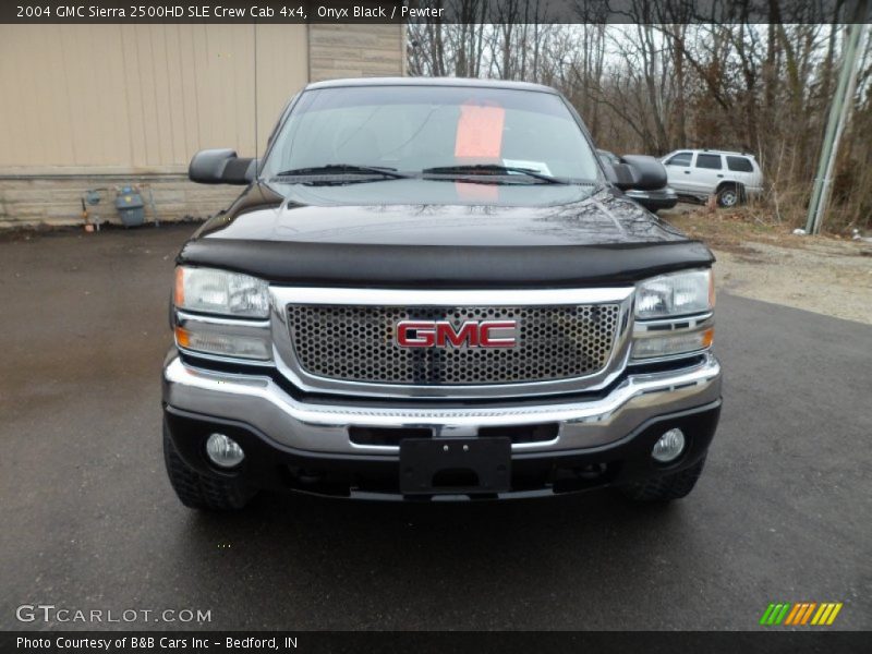 Onyx Black / Pewter 2004 GMC Sierra 2500HD SLE Crew Cab 4x4