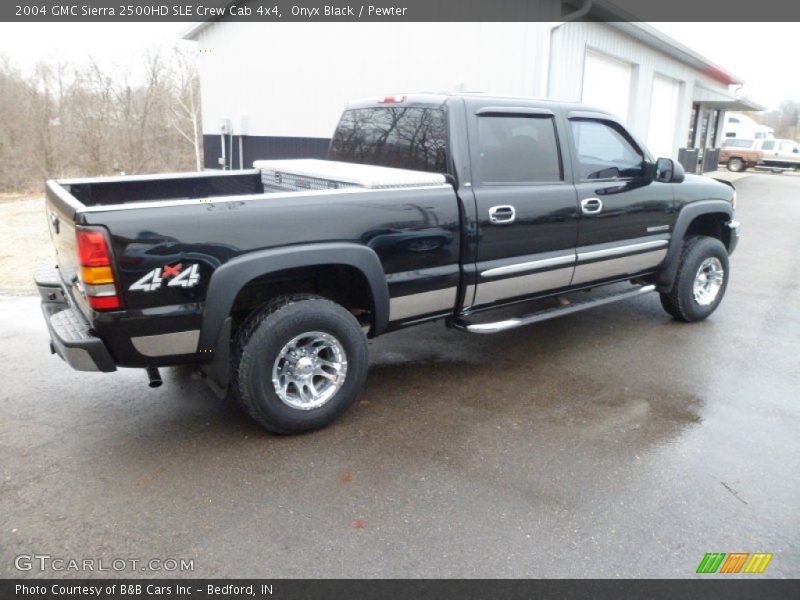 Onyx Black / Pewter 2004 GMC Sierra 2500HD SLE Crew Cab 4x4