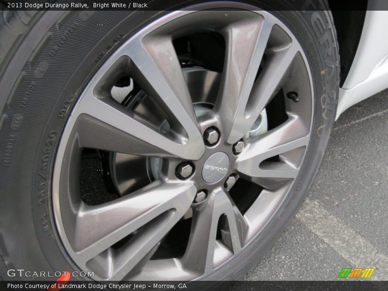 Bright White / Black 2013 Dodge Durango Rallye