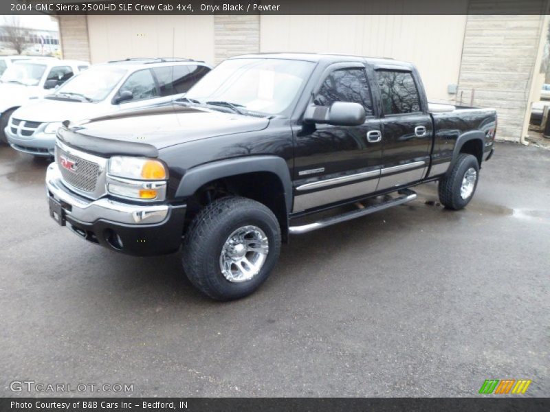 Onyx Black / Pewter 2004 GMC Sierra 2500HD SLE Crew Cab 4x4