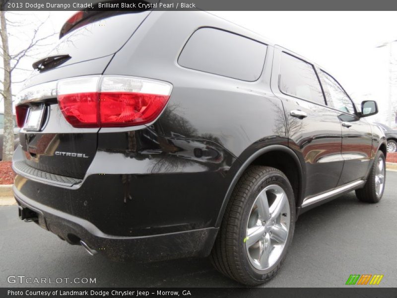 Brilliant Black Crystal Pearl / Black 2013 Dodge Durango Citadel
