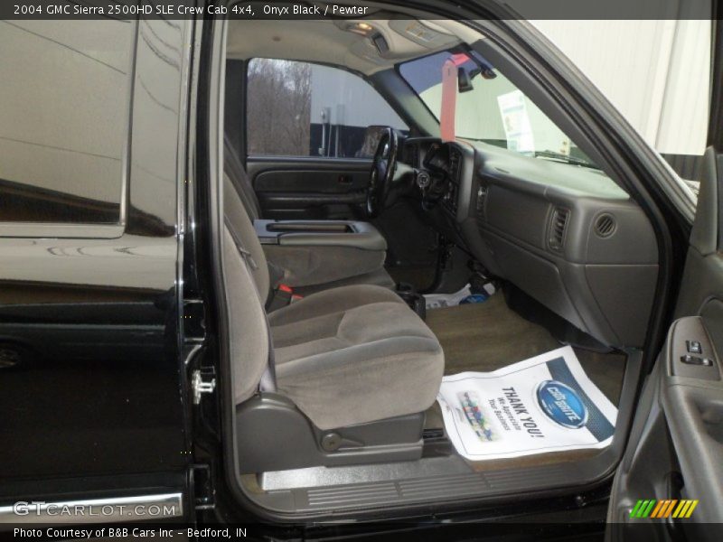 Onyx Black / Pewter 2004 GMC Sierra 2500HD SLE Crew Cab 4x4