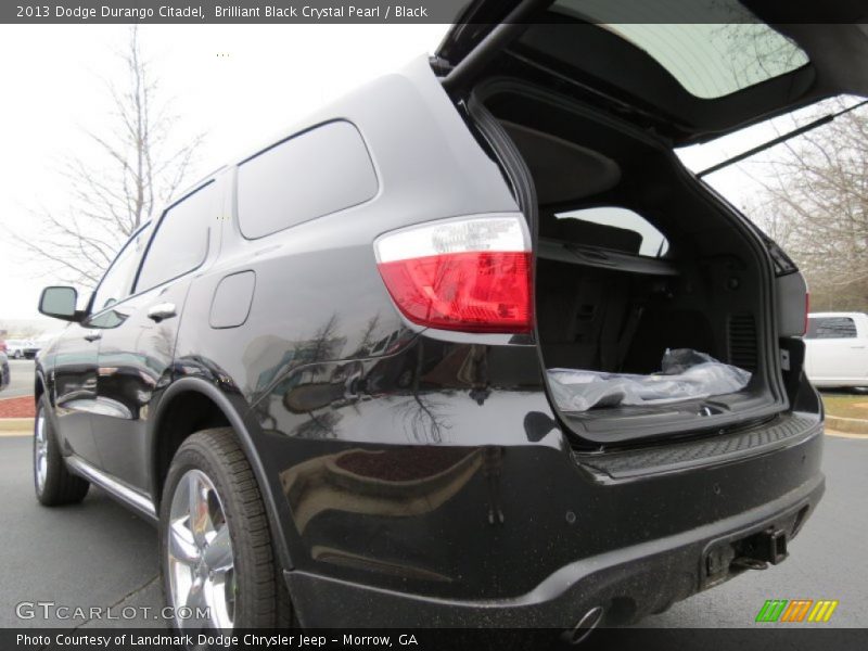 Brilliant Black Crystal Pearl / Black 2013 Dodge Durango Citadel