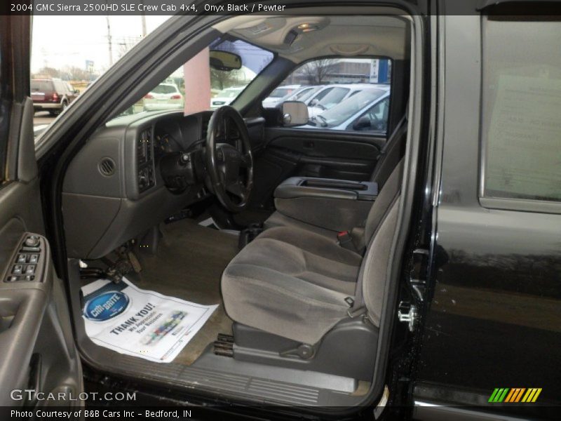 Onyx Black / Pewter 2004 GMC Sierra 2500HD SLE Crew Cab 4x4