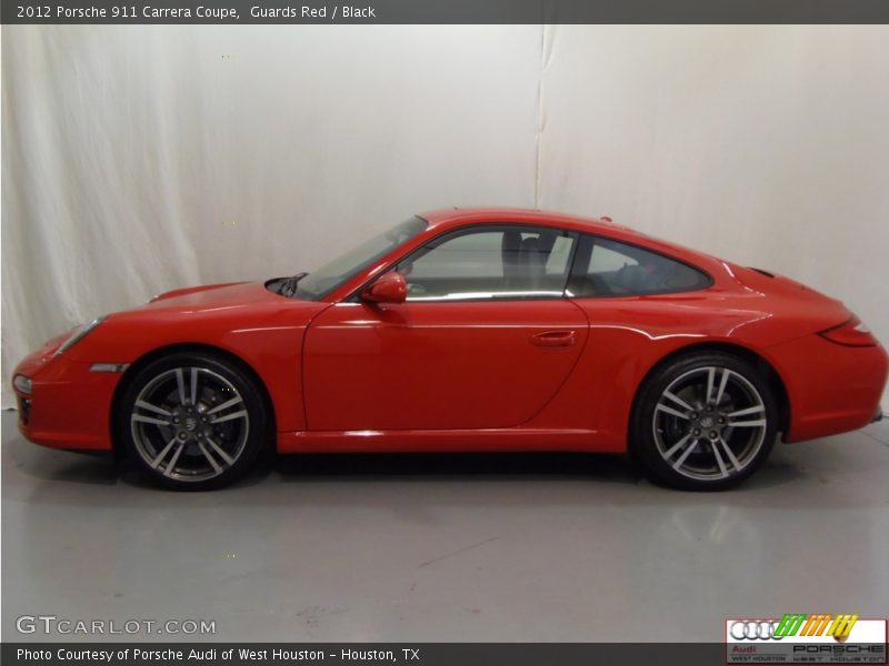 Guards Red / Black 2012 Porsche 911 Carrera Coupe