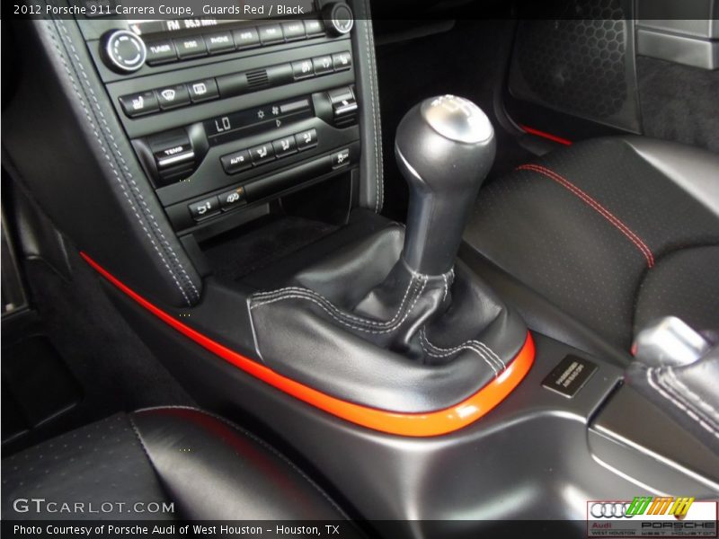 Guards Red / Black 2012 Porsche 911 Carrera Coupe