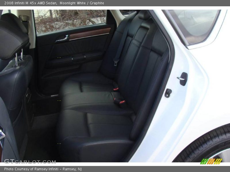 Moonlight White / Graphite 2008 Infiniti M 45x AWD Sedan