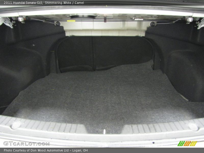 Shimmering White / Camel 2011 Hyundai Sonata GLS