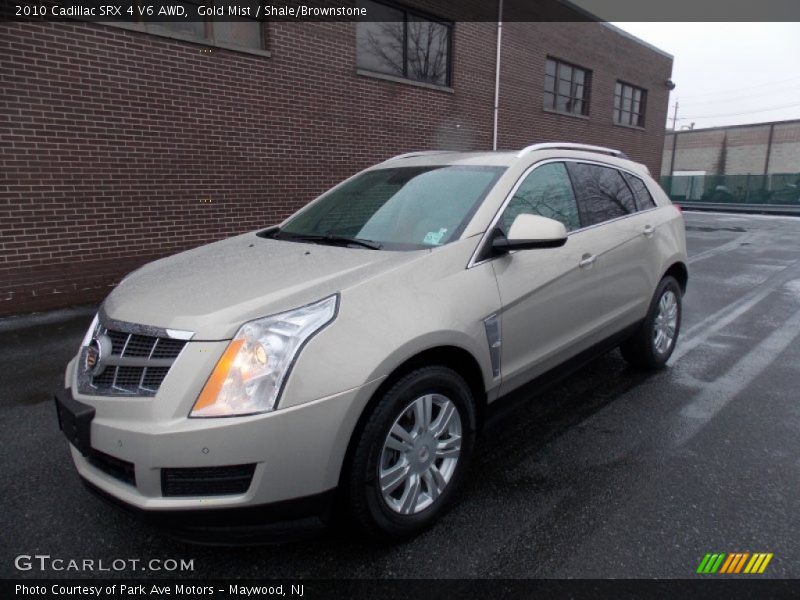 Gold Mist / Shale/Brownstone 2010 Cadillac SRX 4 V6 AWD
