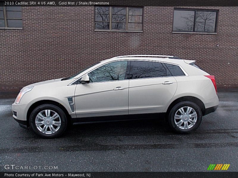 Gold Mist / Shale/Brownstone 2010 Cadillac SRX 4 V6 AWD