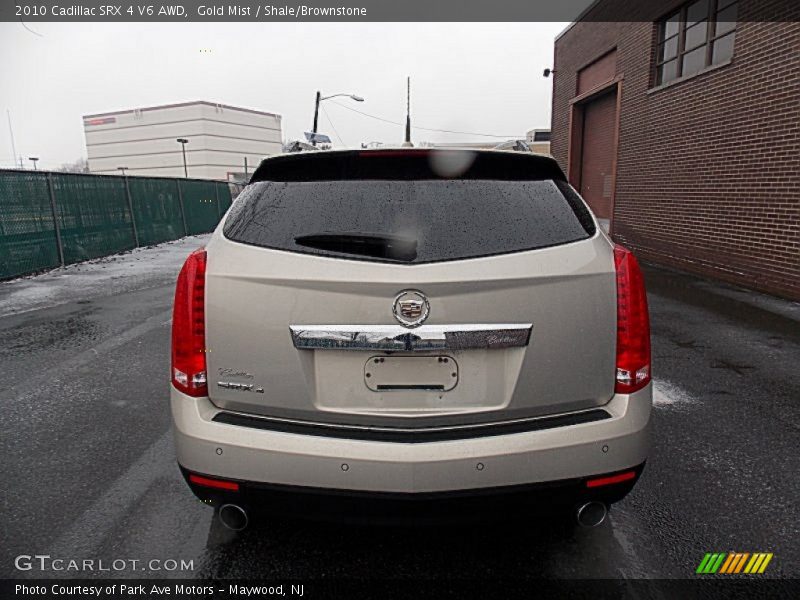 Gold Mist / Shale/Brownstone 2010 Cadillac SRX 4 V6 AWD