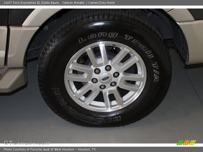 Carbon Metallic / Camel/Grey Stone 2007 Ford Expedition EL Eddie Bauer
